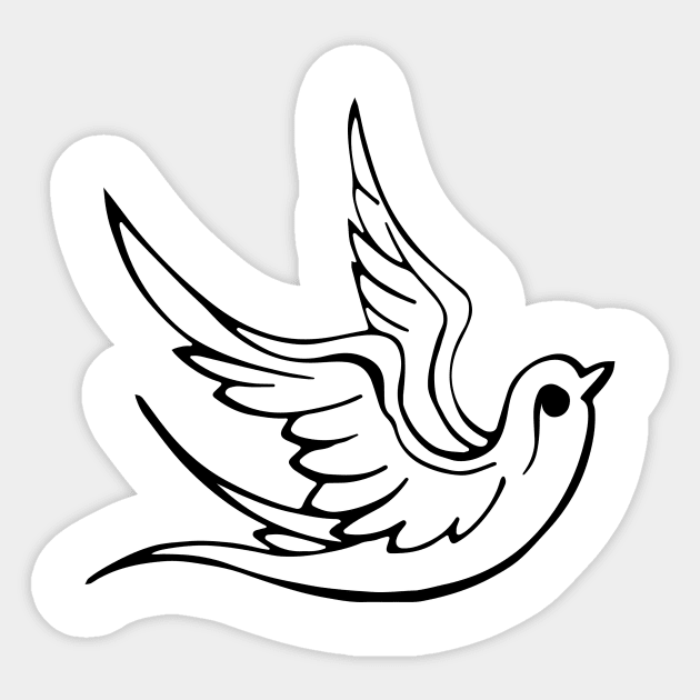 Dove Sticker by scdesigns